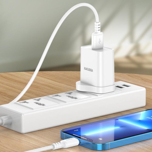 KAKUSIGA KAKUSIGA καλώδιο Lightning σε USB KSC-982, 3A, 480Mbps, 1m, μαύρο