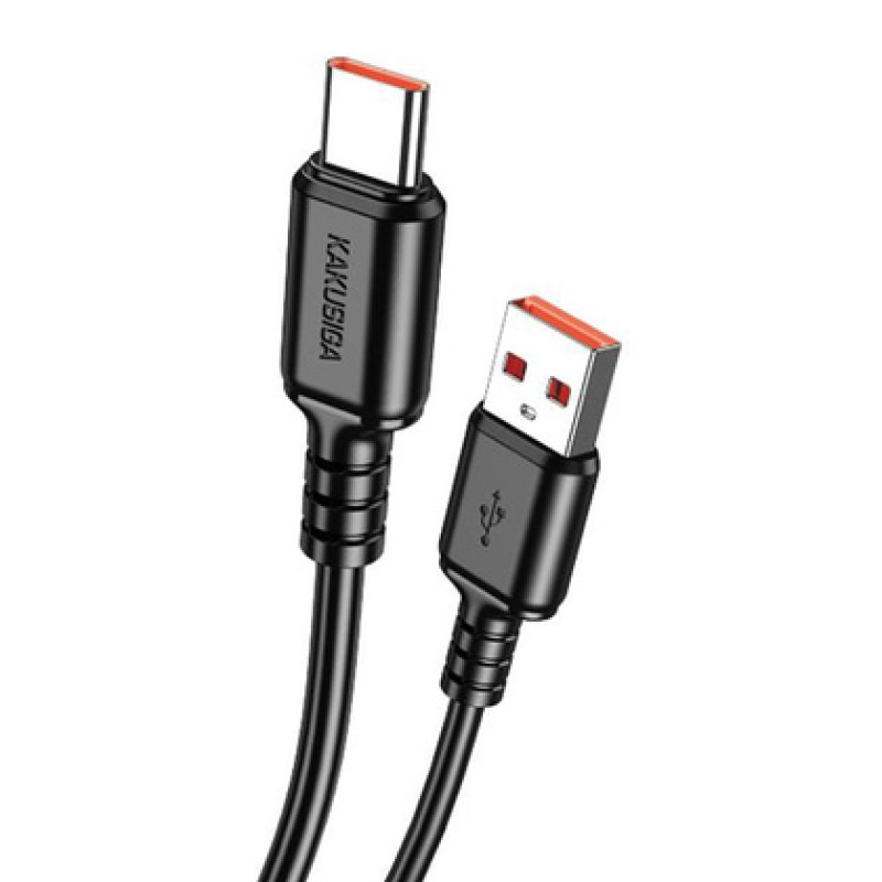 KAKUSIGA KAKUSIGA καλώδιο USB-C σε USB KSC-982, 3A, 480Mbps, 1m, μαύρο