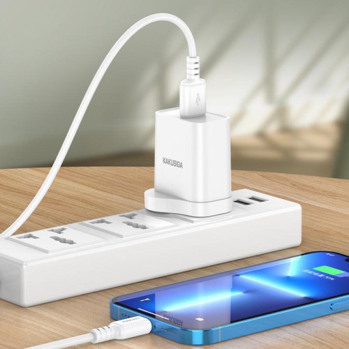 KAKUSIGA KAKUSIGA καλώδιο Lightning σε USB-C KSC-982, 20W, 480Mbps, 1m, μαύρο