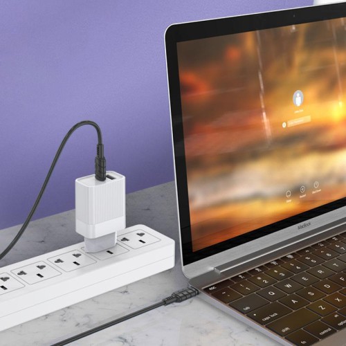 KAKUSIGA KAKUSIGA καλώδιο USB-C σε USB-C KSC-710, 60W, 480Mbps, 1.2m, λευκό