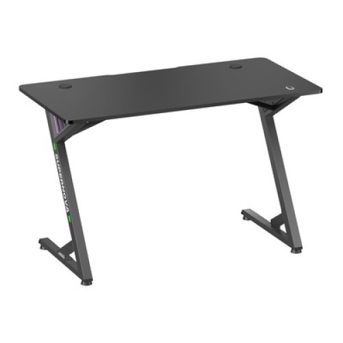Brateck BRATECK gaming γραφείο GMD14-1 με RGB φωτισμό, 120x60x75cm, μαύρο