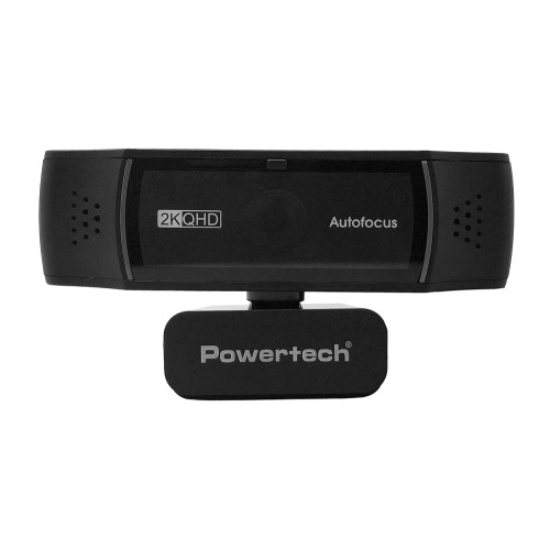 Powertech POWERTECH web camera PT-1428, 5MP, 2K QHD, αυτόματη εστίαση, 1.5m, μαύρη
