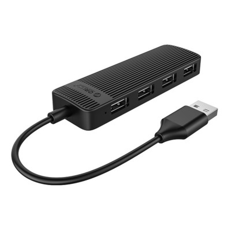 ORICO ORICO USB hub FL02, 4x θυρών, USB 2.0, 480Mbps, USB σύνδεση, μαύρο