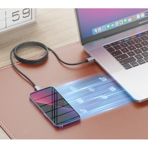 ORICO ORICO καλώδιο Lightning σε USB GQA12, 2.4A, 480Mbps, 1m, μαύρο