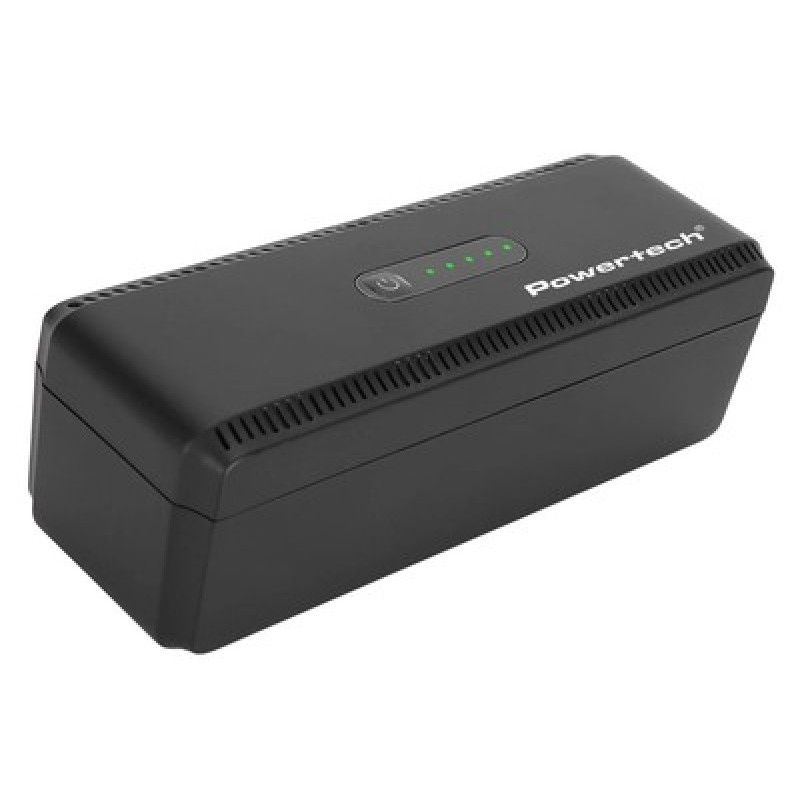 Powertech POWERTECH mini DC UPS PT-1436, 18W, 8800mAh, 3x DC, USB/USB-C/LAN/POE, μαύρο