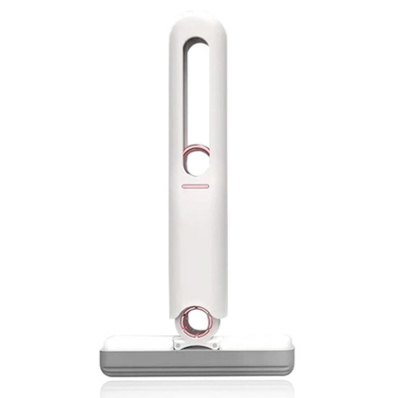 UNBRANDED Βούρτσα καθαρισμού με σφουγγάρι DA177 με σύστημα στύψης, 29cm, λευκή-γκρι