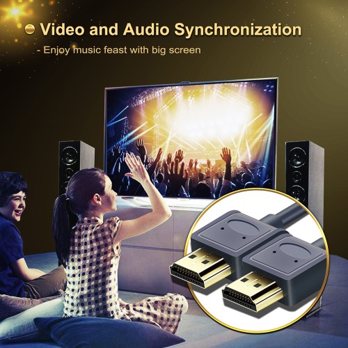 CABLETIME CABLETIME καλώδιο HDMI AV540-USHEAAG με Ethernet, slim, 4K/60Hz, 18 Gbps, 1m, μπλε
