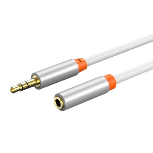 CABLETIME CABLETIME καλώδιο προέκτασης ήχου 3.5mm CT-AV311-P12G, gold plated, 3m, λευκό