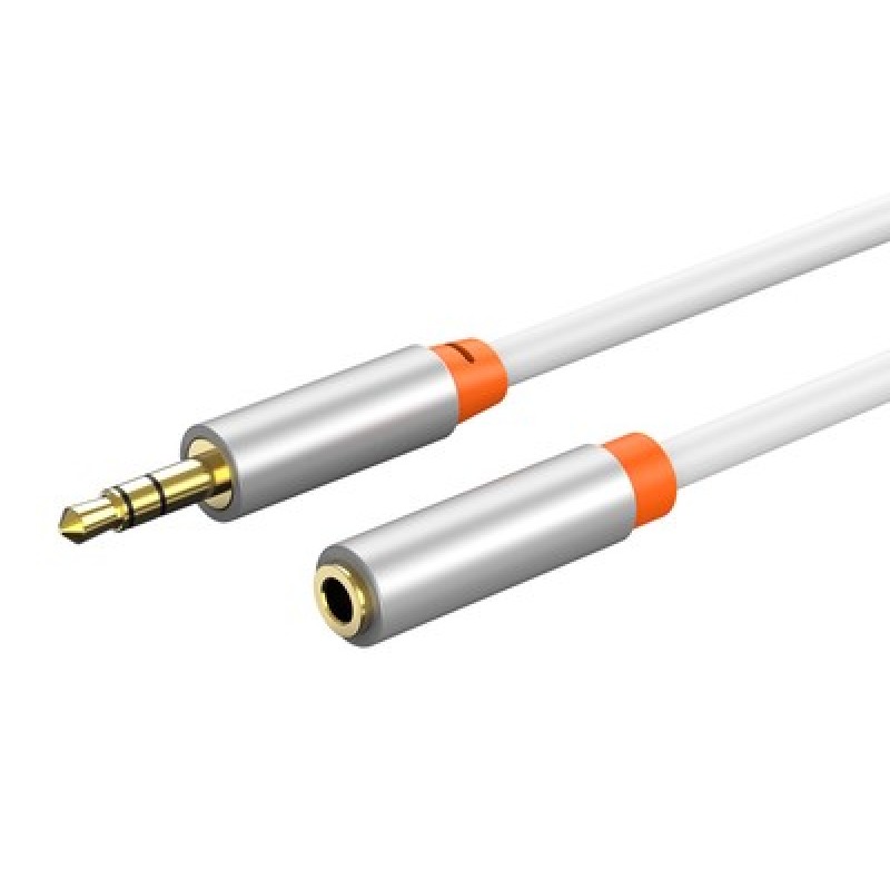 CABLETIME CABLETIME καλώδιο προέκτασης ήχου 3.5mm CT-AV311-P12G, gold plated, 3m, λευκό
