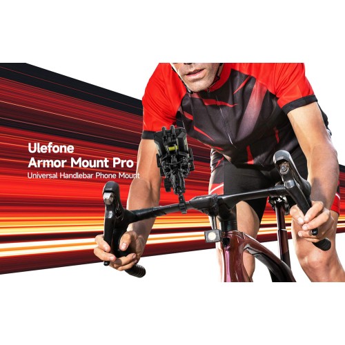 ULEFONE ULEFONE βάση ποδηλάτου για smartphone Armor Mount Pro AM02, μαύρη