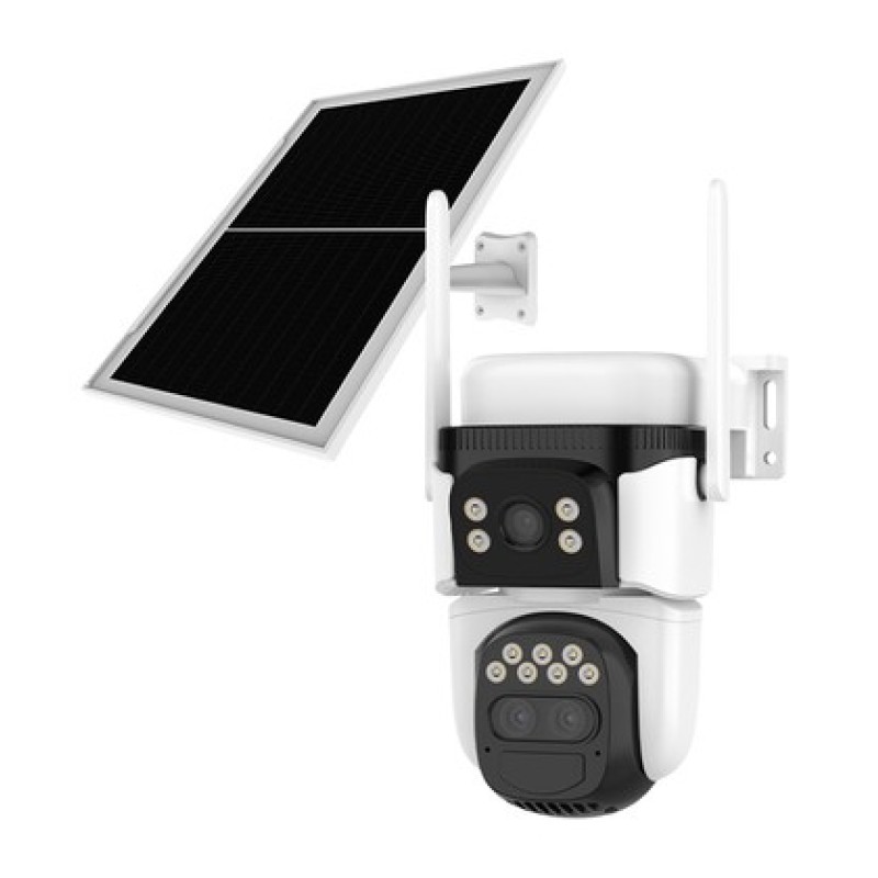 VSTARCAM VSTARCAM smart ηλιακή κάμερα BG621TR, triple lens, 3MP, 4G, SD, PTZ, IP66