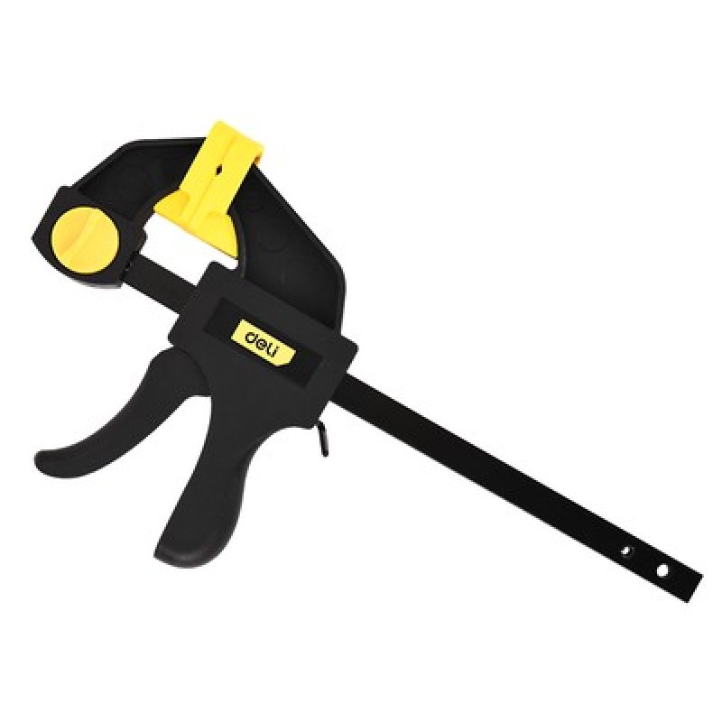 DELI DELI σφιγκτήρας σκανδάλης DL110106 με μέγιστο άνοιγμα 150mm, μαύρος