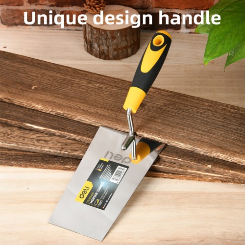 DELI DELI μυστρί DL509330 με αντιολισθητική λαβή, ανοξείδωτο ατσάλι, 180mm