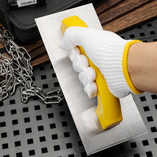 DELI DELI σπάτουλα σοβατίσματος DL509309 με πλαστική λαβή, χάλυβας άνθρακα, 230x100mm