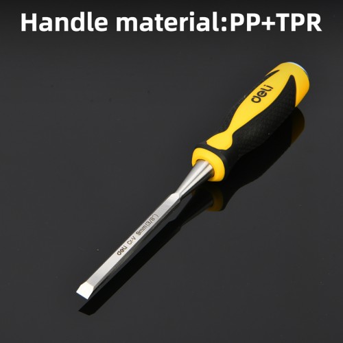 DELI DELI σκαρπέλο ξύλου DL6209-E1 με αντιολισθητική λαβή, 9mm