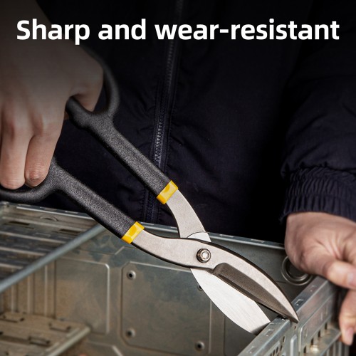 DELI DELI ψαλίδι λαμαρίνας DL25912 με αντιολισθητικές λαβές, 300mm