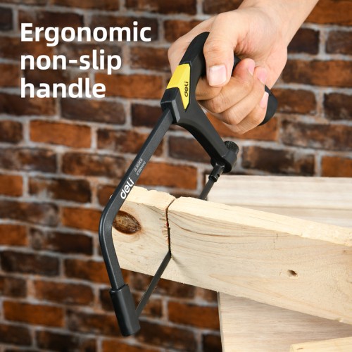 DELI DELI πριόνι σιδήρου/ξύλου DL353106 με εργονομική λαβή, 150mm