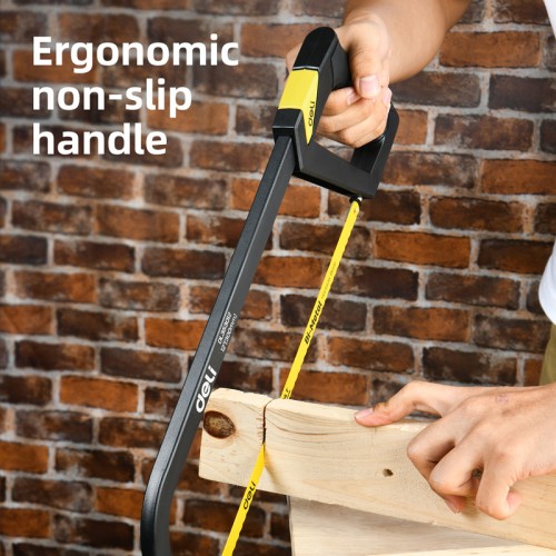 DELI DELI πριόνι σιδήρου/ξύλου DL353012 με εργονομική λαβή, 300mm, 24 TPI