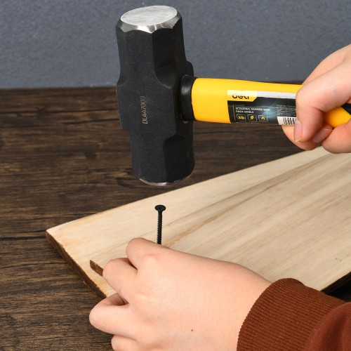 DELI DELI βαριοπούλα DL447003 με αντιολισθητική Fiberglass λαβή, 1.36kg, 380mm