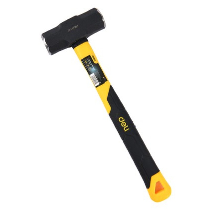 DELI DELI βαριοπούλα DL447003 με αντιολισθητική Fiberglass λαβή, 1.36kg, 380mm