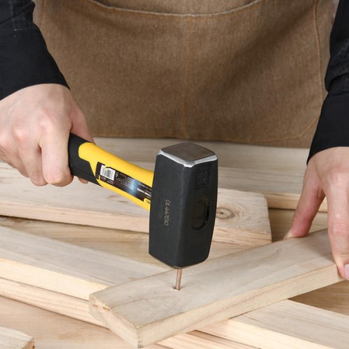 DELI DELI βαριοπούλα DL447010 με αντιολισθητική Fiberglass λαβή, 1000gr, 275mm