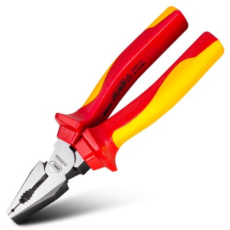 DELI DELI πένσα ηλεκτρολόγου DL512006 με αντιολισθητικές λαβές, VDE 1000V, 160mm