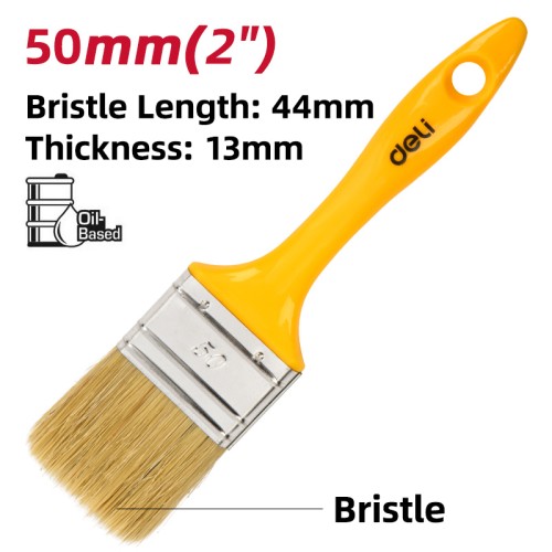 DELI DELI πινέλο βαφής DL509135 με φυσικές τρίχες, πλαστική λαβή, 50mm
