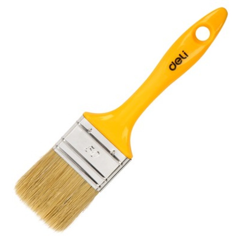 DELI DELI πινέλο βαφής DL509135 με φυσικές τρίχες, πλαστική λαβή, 50mm