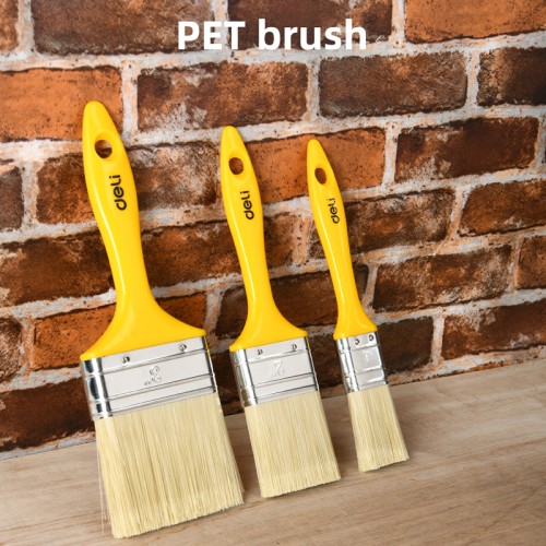 DELI DELI σετ πινέλα βαφής DL509157 με συνθετικές τρίχες, πλαστική λαβή, 25/50/75mm, 3τμχ