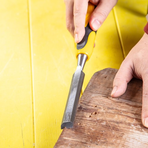 DELI DELI σκαρπέλο ξύλου DL6234 με αντιολισθητική λαβή, 19mm