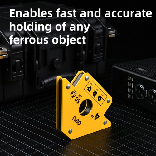 DELI DELI μαγνητική γωνία συγκόλλησης DL-HDW50 με 45°/90°/135° γωνίες, 4