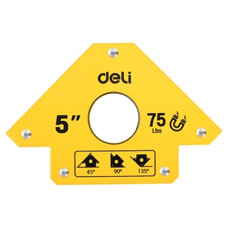 DELI DELI μαγνητική γωνία συγκόλλησης DL-HDW75 με 45°/90°/135° γωνίες, 5