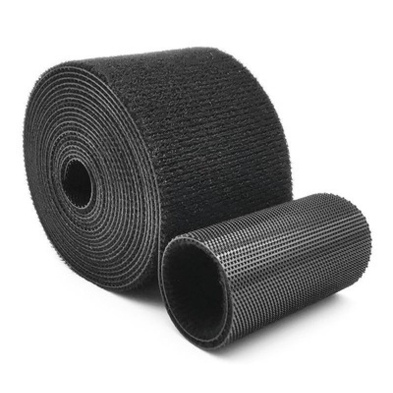 Powertech POWERTECH ταινία τύπου velcro TIES-080, 48mm, 5m, μαύρη