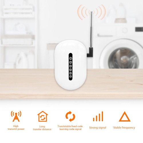 UNBRANDED Αναμεταδότης συστημάτων συναγερμού EX010, 433MHz, έως 500m