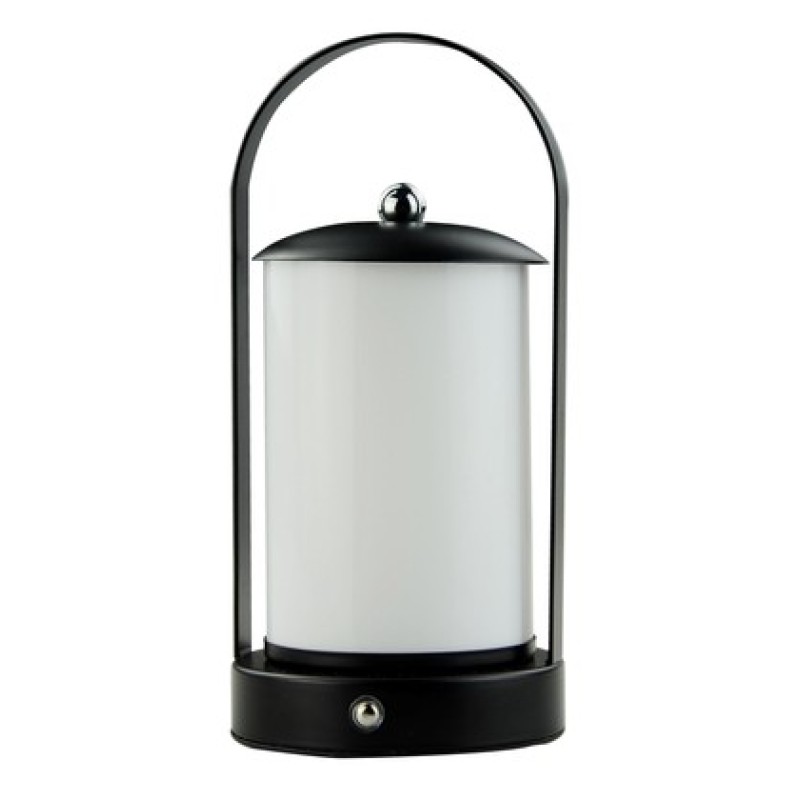 Powertech POWERTECH LED επιτραπέζιο φωτιστικό HLL-0192 με λαβή, ρυθμιζόμενο, επαναφορτιζόμενο, μαύρο