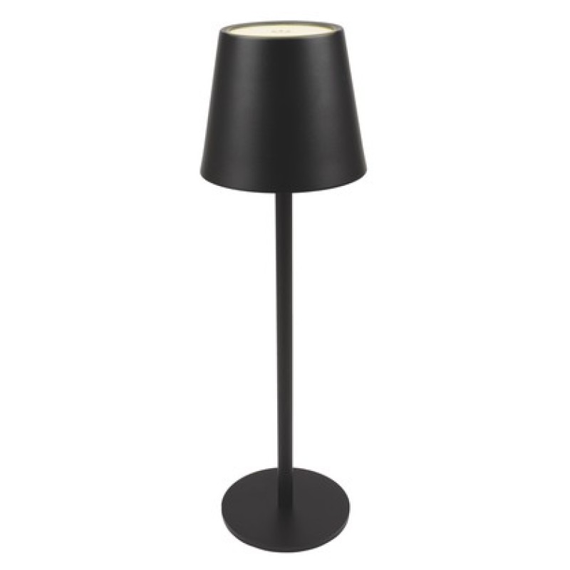 Powertech POWERTECH LED επιτραπέζιο φωτιστικό HLL-0193, ρυθμιζόμενο, επαναφορτιζόμενο, μαύρο