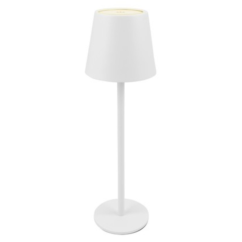 Powertech POWERTECH LED επιτραπέζιο φωτιστικό HLL-0194, ρυθμιζόμενο, επαναφορτιζόμενο, λευκό