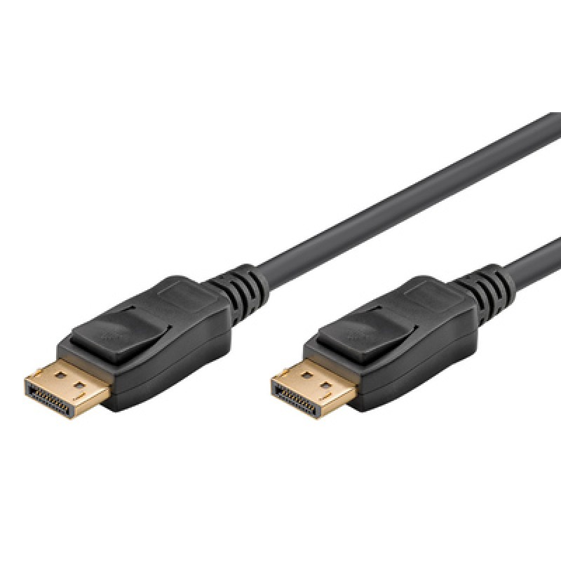 GOOBAY GOOBAY καλώδιο DisplayPort 74744, 8K/120Hz, 40 Gbps, 2m, μαύρο
