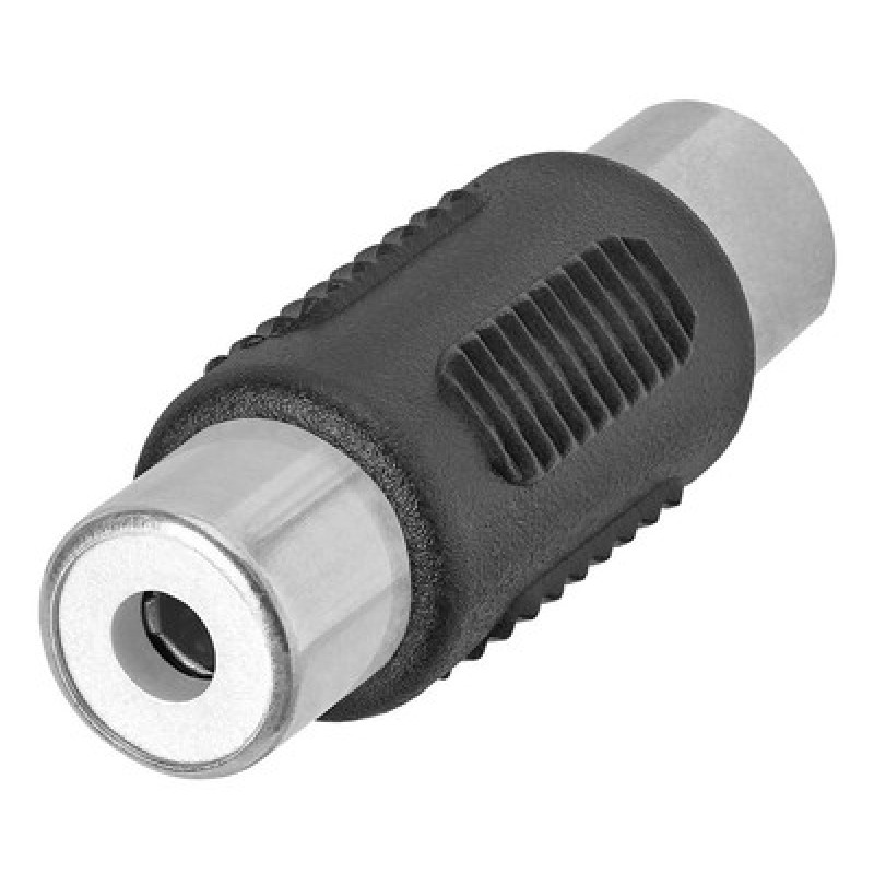 Powertech POWERTECH αντάπτορας RCA θηλυκό σε θηλυκό CAB-R021, μαύρος