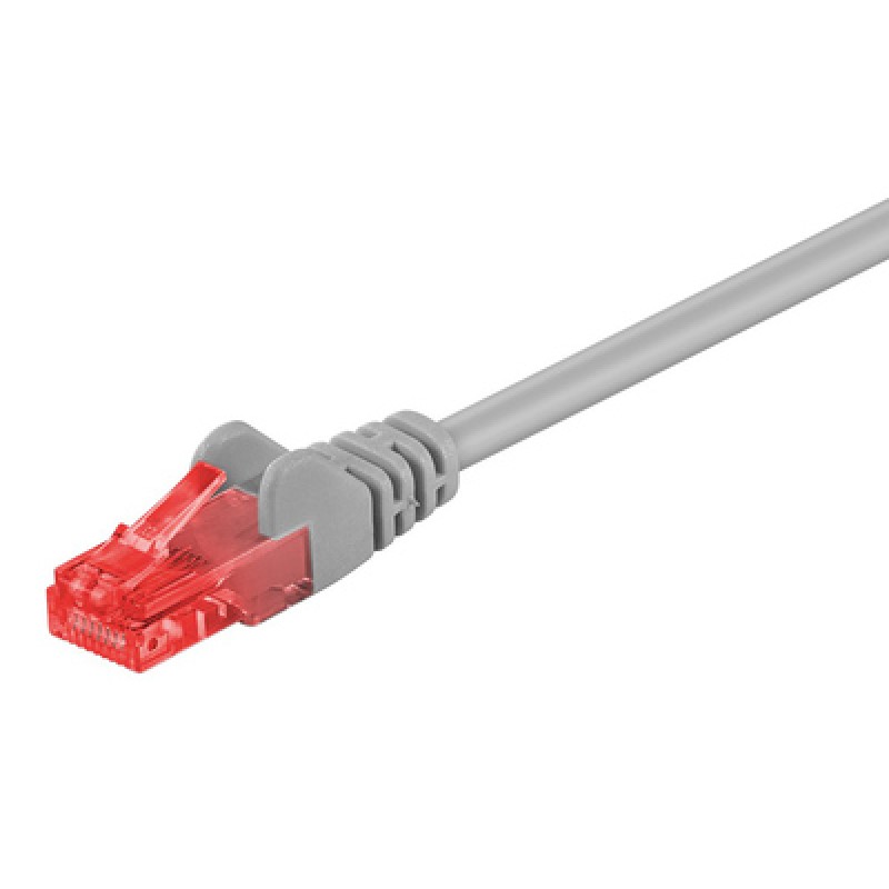 GOOBAY GOOBAY καλώδιο δικτύου 68414, CAT 6 U/UTP, CCA, 250MHz, 30m, γκρι