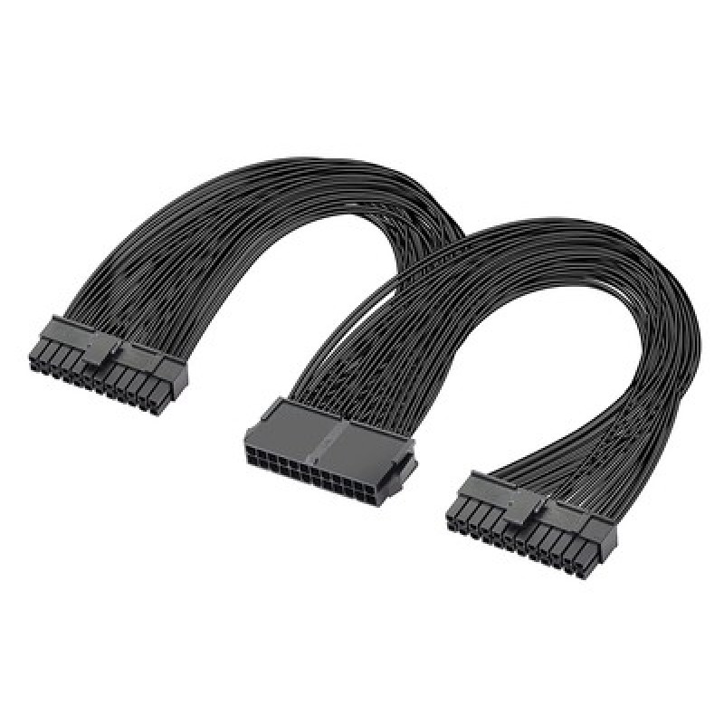 Powertech POWERTECH καλώδιο μητρικής 24pin σε 2x 24pin CAB-W052, 0.25m