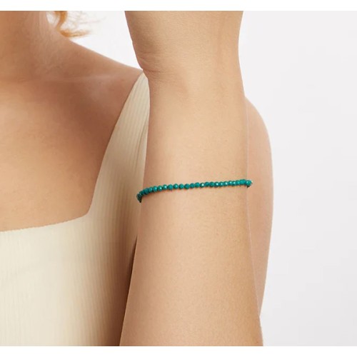 BAMOER BAMOER βραχιόλι BSB204-GN με συνθετική τουρκουάζ, ασήμι 925, πράσινο