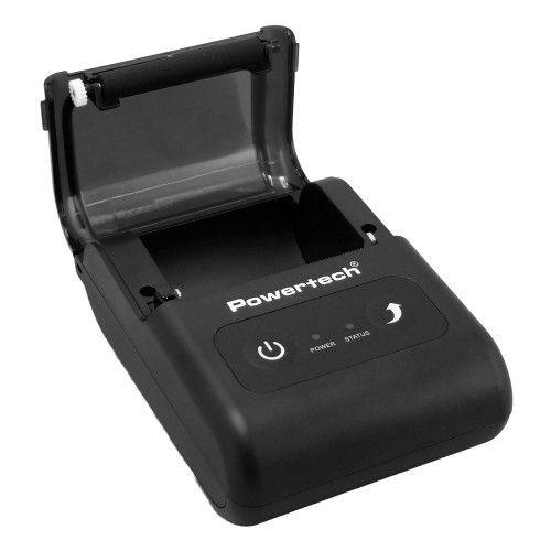 Powertech POWERTECH φορητός θερμικός εκτυπωτής αποδείξεων PT-1508, USB-C/Bluetooth, μαύρος