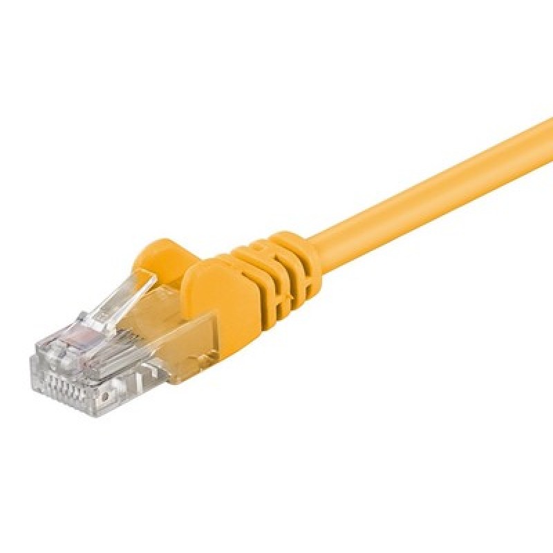 GOOBAY GOOBAY καλώδιο δικτύου 68356, CAT 5e U/UTP, CCA, 2m, κίτρινο