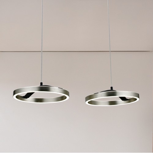 Powertech POWERTECH LED φωτιστικό οροφής HLL-0203, 42W, 4000K, 70x30x120cm, ασημί/μαύρο