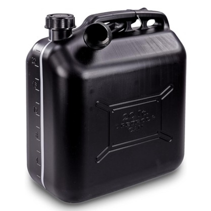 PROPLUS PROPLUS δοχείο καυσίμων 530047 με σπιράλ, πλαστικό, 20lt, μαύρο
