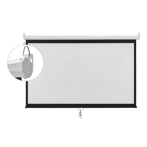 Brateck BRATECK οθόνη προβολής projector τοίχου/οροφής ESBA100, 221x124cm, 16:9/100