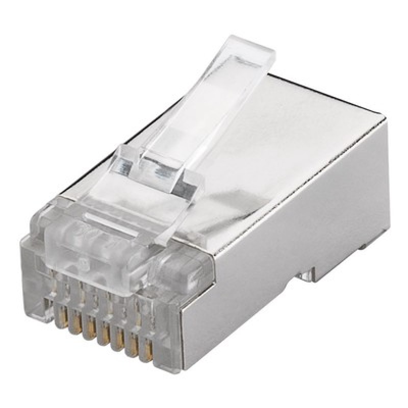 GOOBAY GOOBAY βύσμα RJ45 93829, CAT 6 STP, μεταλλικό, 10τμχ
