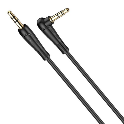 KAKUSIGA KAKUSIGA καλώδιο ήχου 3.5mm KSC-521, AUX, 90°, HiFi 1m, μαύρο