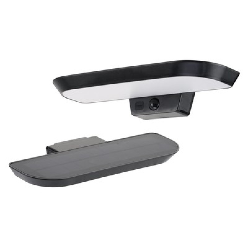 Powertech POWERTECH LED ηλιακό φωτιστικό PT-1516 με αισθητήρα κίνησης, 6W, 2000mAh, μαύρο